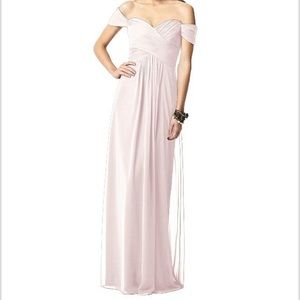 Blush Bridesmaid Dress by Dessy